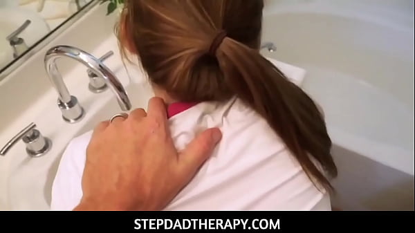 StepdadTherapy – Maya Kendrick redhead busy on cam with huge thick cock